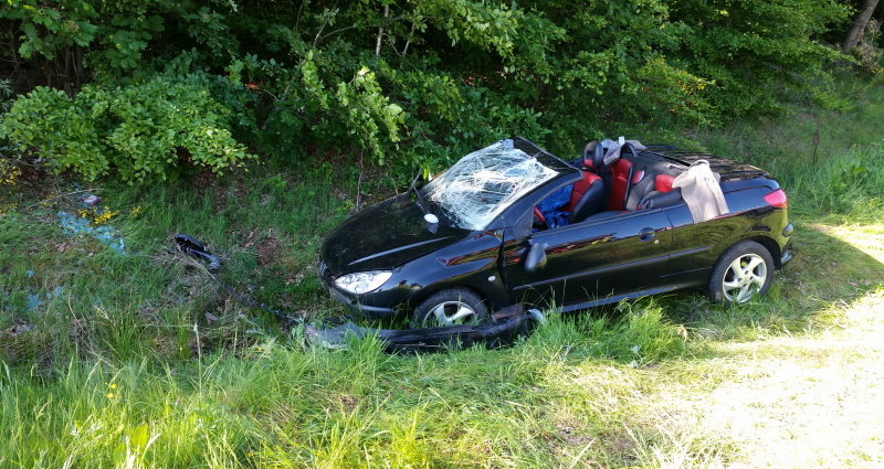 B450: Schwerer Unfall bei Bad Arolsen – Rettungshubschrauber im Einsatz