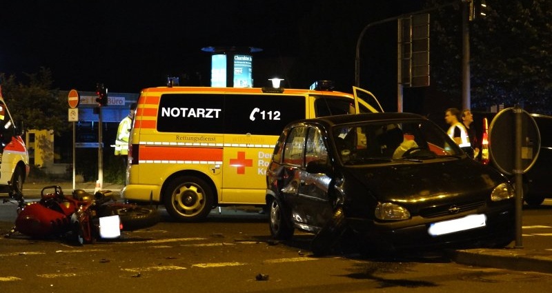 Tödlicher Motorradunfall in Wiesbaden