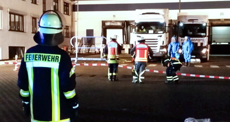 Stundenlanger Gefahrguteinsatz in Lohfelden