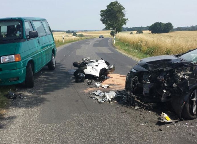 Tödlicher Unfall bei Schwalmstadt mit Motorrad