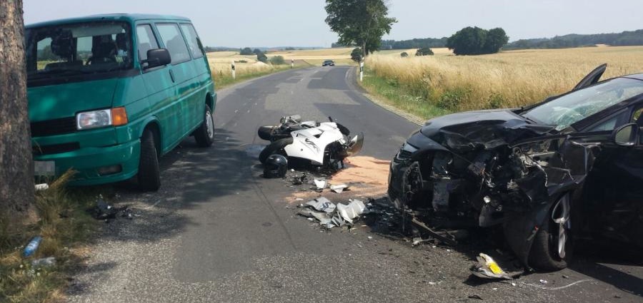 Tödlicher Unfall bei Schwalmstadt mit Motorrad