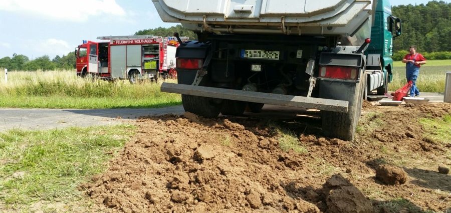 Dieselunfall bei Wolfhagen