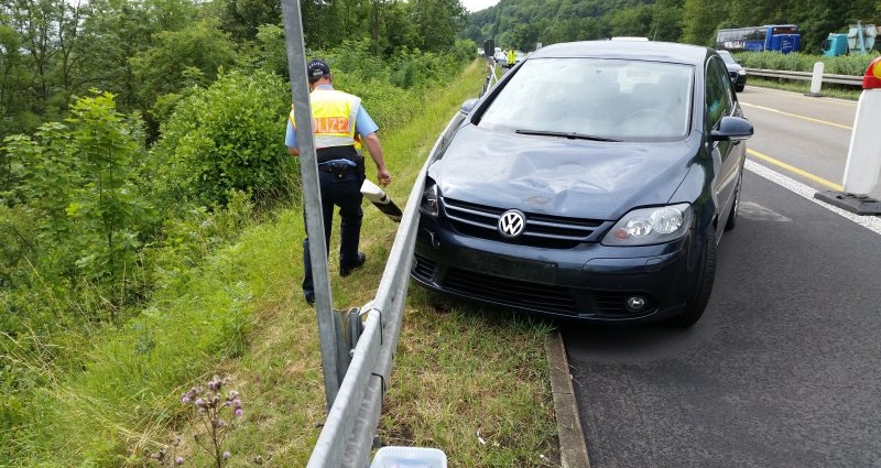 A44: Unfall nach medizinischem Notfall