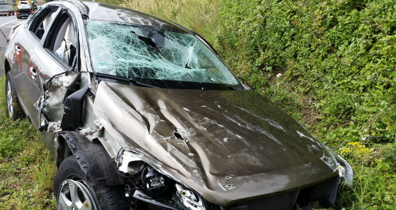 Langer Stau nach Unfall auf der A7