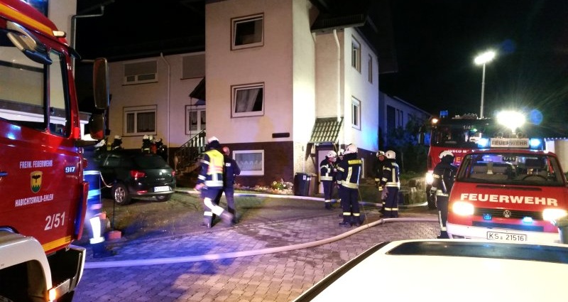 Habichtswald: Aktenordner brannten in Wohnung