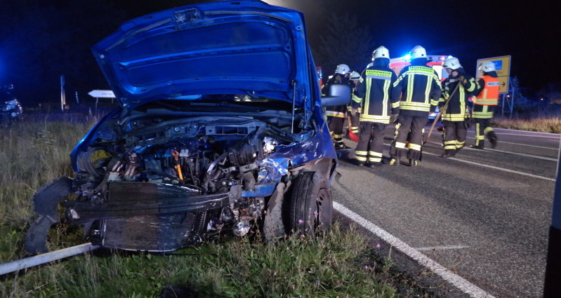 B251: Vier Verletzte nach Unfall bei Istha