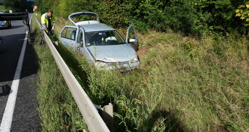 B7: Schwerer Verkehrsunfall bei Kaufungen