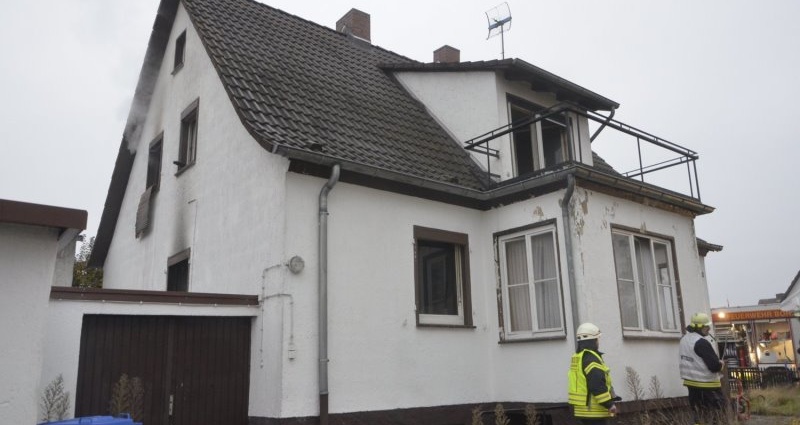 Brandstiftung? Leerstehendes Haus brannte in Borken