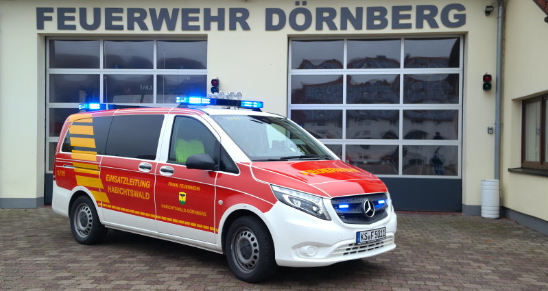 Mit neuem ELW zum Einsatz