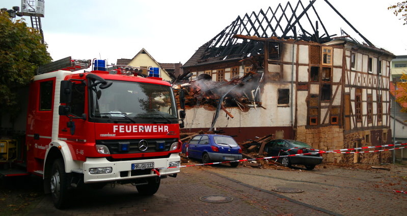 Am Tag nach dem Großbrand – Rätselraten über Brandursache