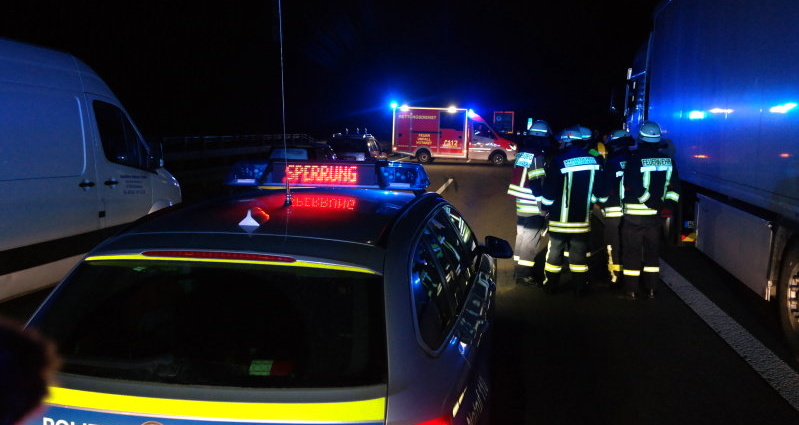 Tödlicher Unfall auf A44 bei Breuna