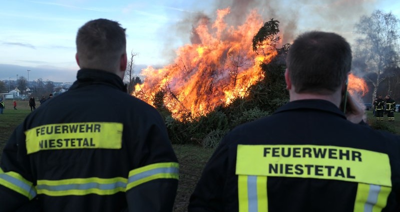 Die letzten Überreste von Weihnachten