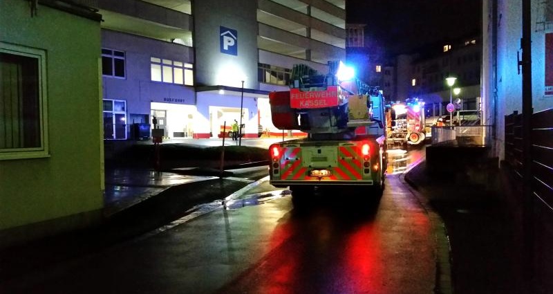 KS: Rauchentwicklung im Parkhaus