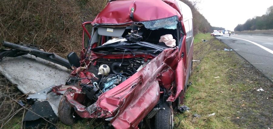 Schwerer Unfall auf A7 bei Niederaula