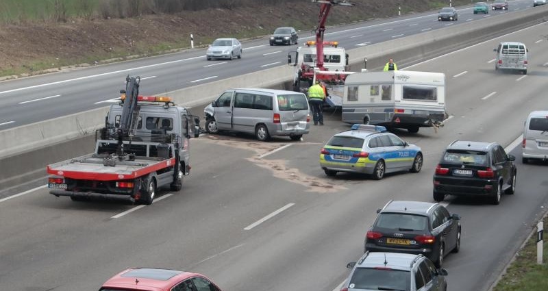 A7: Unfall im Osterreiseverkehr – Stau