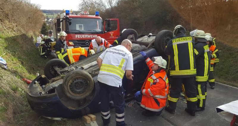Westhessen: Unfall am Ostersonntag bei Breithardt