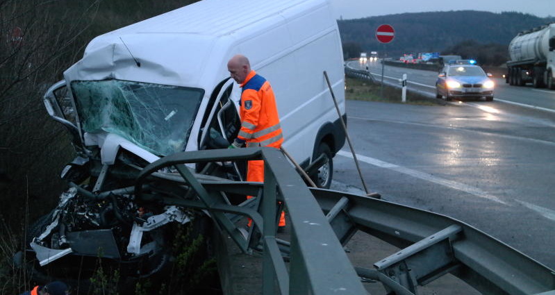A44: Ducato-Fahrer mit Schutzengel unterwegs