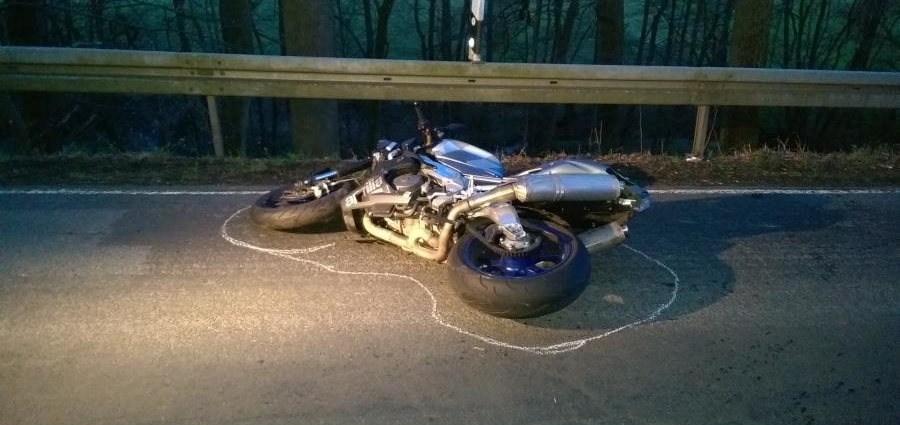 29-jähriger Motorradfahrer starb bei einem Wildunfall