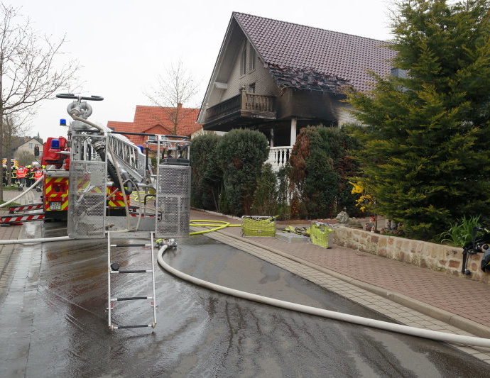 Frommershausen: Hund bei Wohnhausbrand verletzt