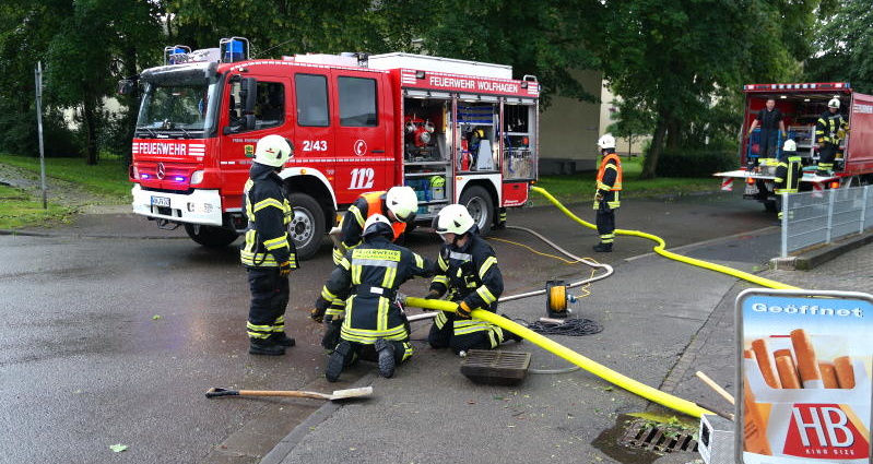 WOH: 15 Unwettereinsätze für die Feuerwehr