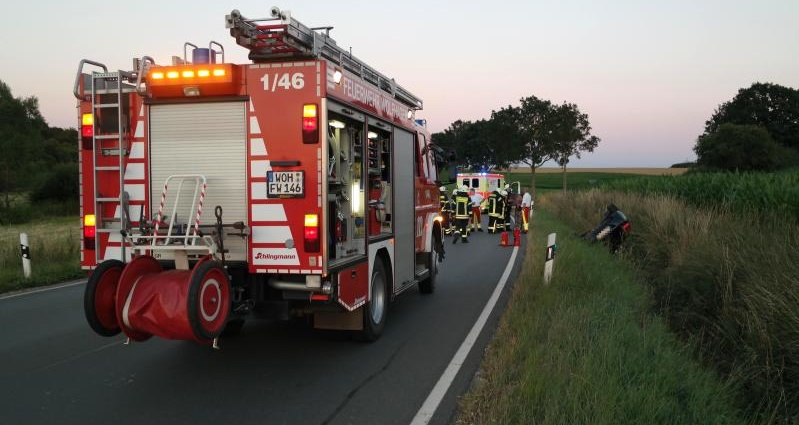 B450: Unfall im „Pfaffental“ endet glimpflich