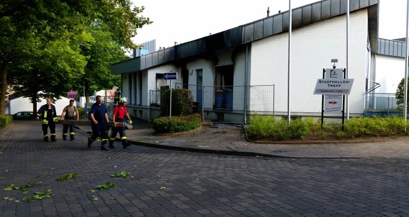 Höxter: Feuer drohte auf Stadthalle überzugreifen – Brandstiftung?
