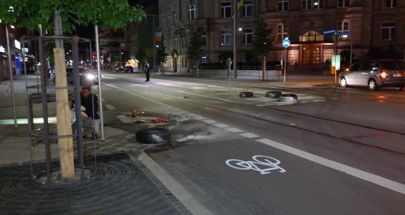 KS: Vermummte PKK-Anhänger randalierten in der Innenstadt