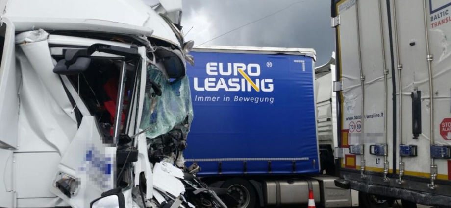 LKW Unfall auf A7