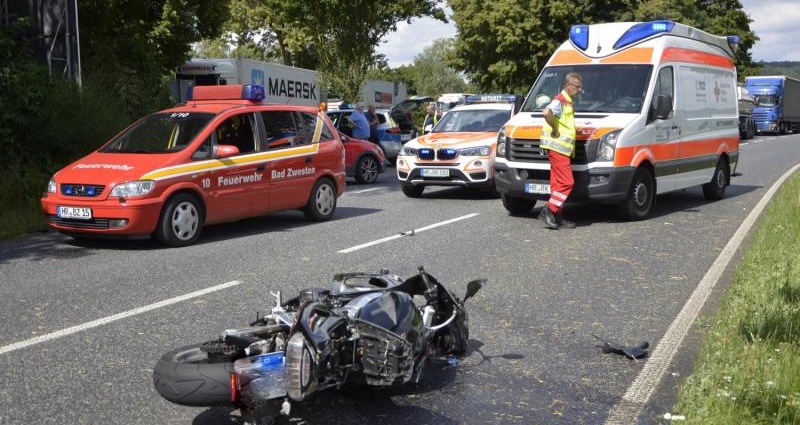 Tödlicher Motorradunfall auf der B3