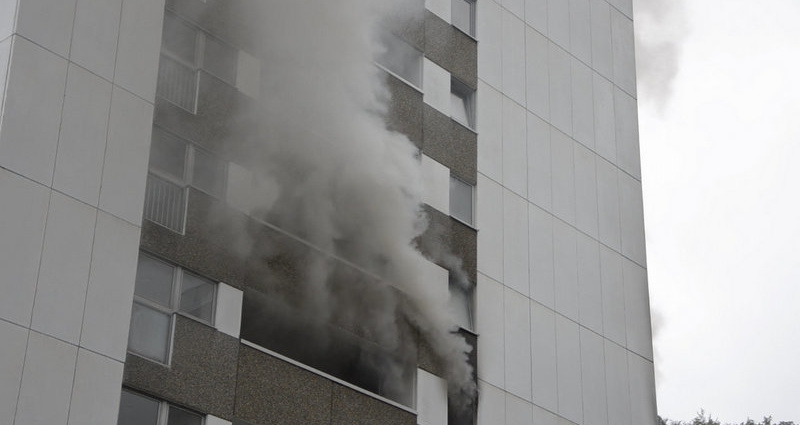 KS: Appartment im Seniorenheim im Vollbrand