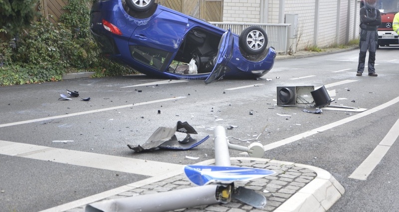 Fahrer bleibt nach Unfall in Vellmar unverletzt