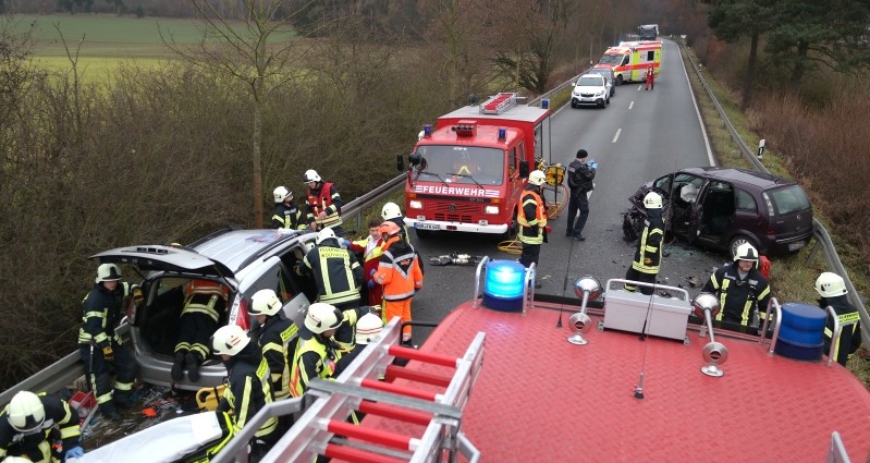Tödlicher Unfall auf B251 bei Wolfhagen