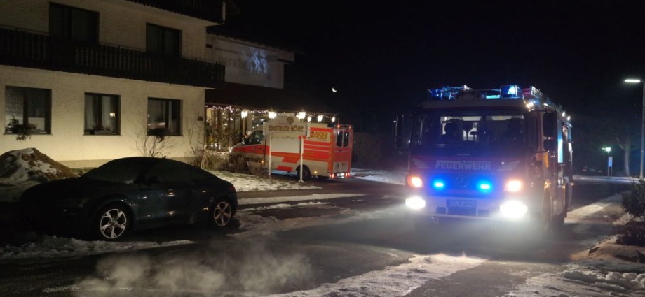 Gasaustritt in Hotel – Großalarm