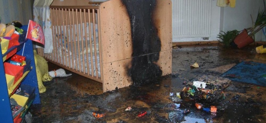 Brandgefahren im Kinderzimmer