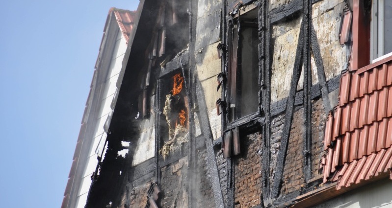 WOH: Wohnhaus nach Brand unbewohnbar