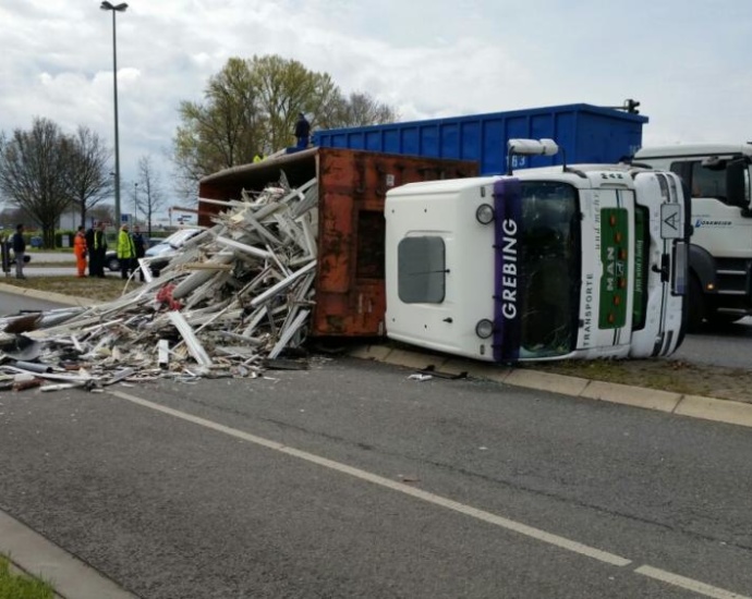 LKW Unfall in Kassel