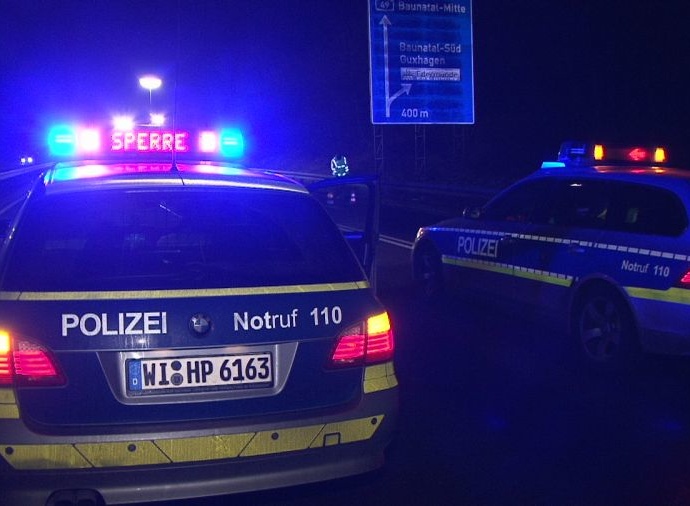 A44: Kleintransporter fährt in Wildschweinrotte