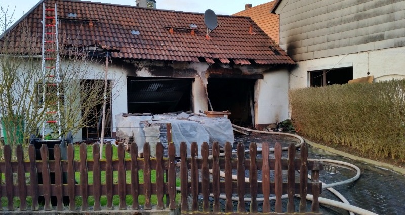 100.000 Euro Sachschaden nach Brand in Deisel