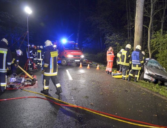 Schwerer Unfall bei Reinhardshausen
