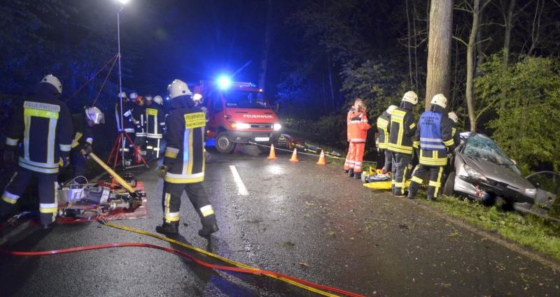 Schwerer Unfall bei Reinhardshausen