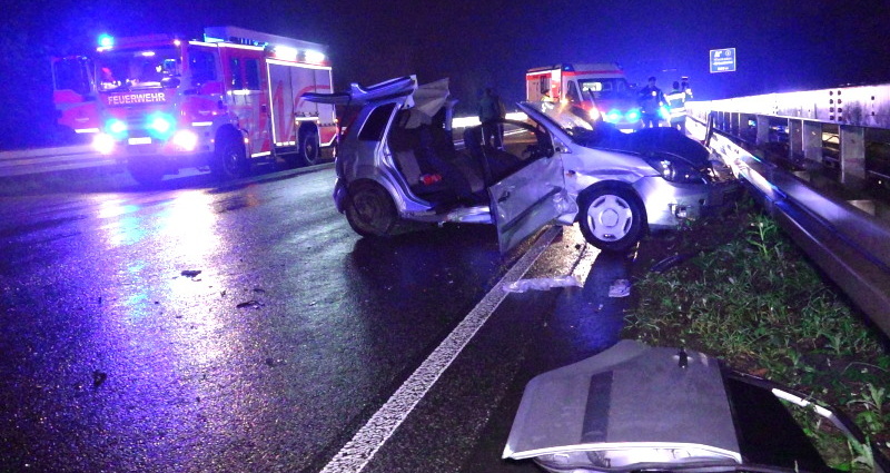 Wi: Fünf Verletzte nach Unfall auf A66