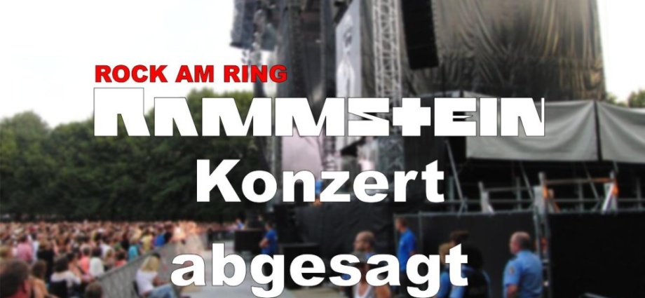 Rock am Ring geht weiter: Rammstein Konzert abgesagt