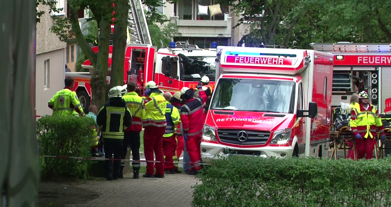 KS: Hochhausbrand in Oberzwehren – Wohnung im 9. Stock brannte