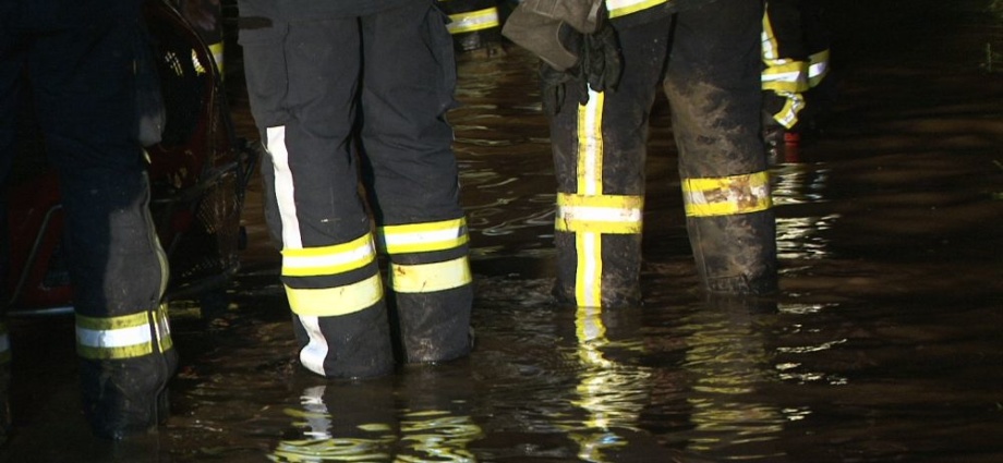 Unwetter über Nieste – Edeka Markt betroffen