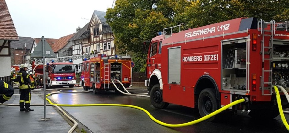Wohnhausbrand in Borken