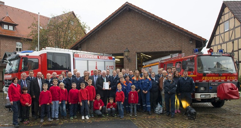 Freiwillige Feuerwehr Kassel-Nordshausen/Brasselsberg wird mit „Hector“ Feuerwehr des Monats