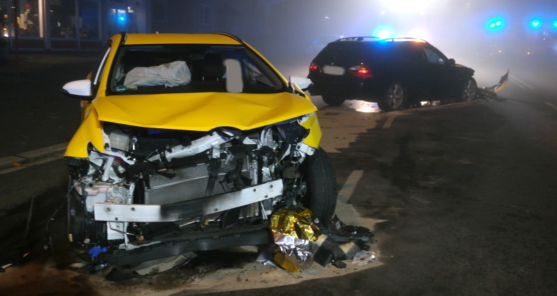 Unfall in der Kasseler Innenstadt – 5 Verletzte