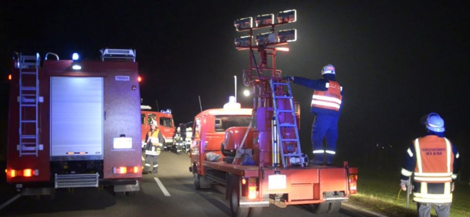 Schwerer Unfall auf der B 251 bei Freienhagen