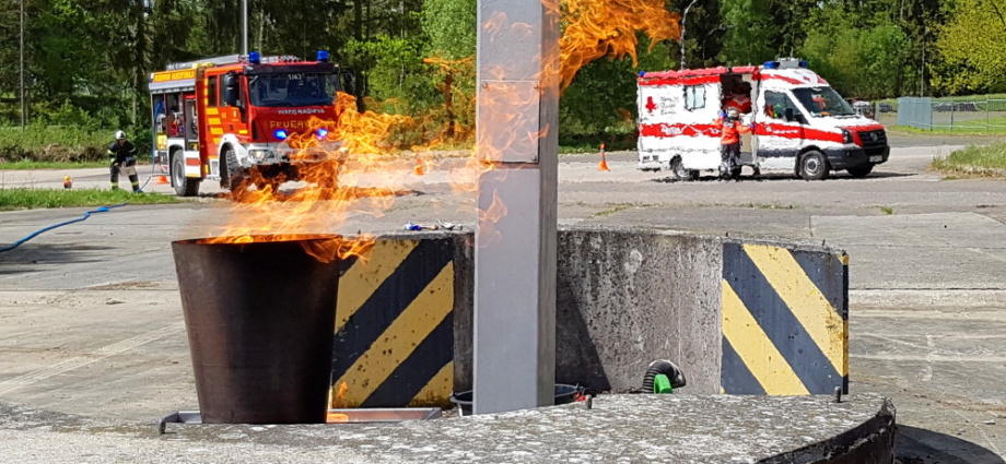 WOH: Von der Personenrettung bis hin zum Gefahrgutunfall – Zirkeltraining in der alten Kaserne