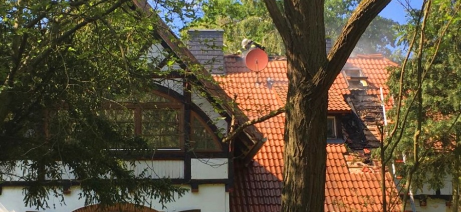 Edermünde: Brand im Forsthaus
